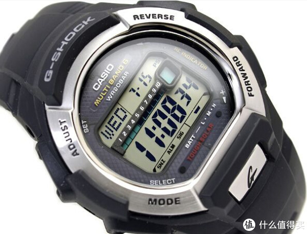 CASIO 卡西欧 G-Shock Solar GWM850-1CR 男款腕表(6局电波、太阳能)