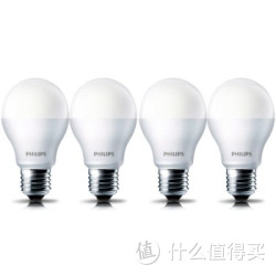 PHILIPS 飞利浦 4W/E27 LED灯泡（日光色 四连包）