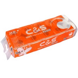 C&amp;S 洁柔 橙色系列 卷筒卫生纸 3层 160g （10卷装）