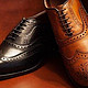  限尺码：Allen Edmonds McAllister Wing Tip 男士雕花正装皮鞋　