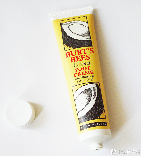 新低价：BURT'S BEES 小蜜蜂 Coconut Foot Crème 椰油足部修护霜（123g）