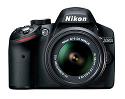 Nikon 尼康 D3200 单反数码相机 AF-S DX 18-55mm f/3.5-5.6G VR II 尼克尔镜头 镜头套机 (黑色)