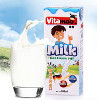 Vitamoo 维牧 全脂纯牛奶 200ml*24盒