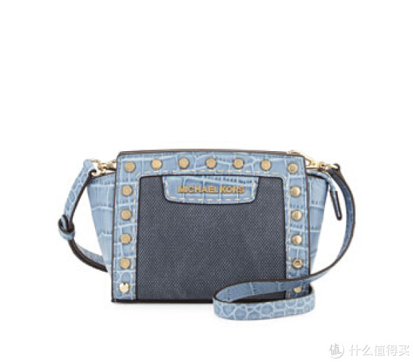 Michael By Michael Kors Mini Selma Messenger Bag 女款真皮斜挎包
