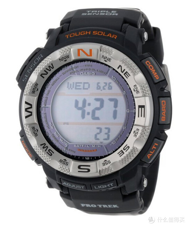 CASIO 卡西欧 Pro Trek PRG260-1 太阳能登山表