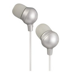 JVC 杰伟世  HA-FX30-S 棉花朵儿Marshmallow 入耳耳机  银色