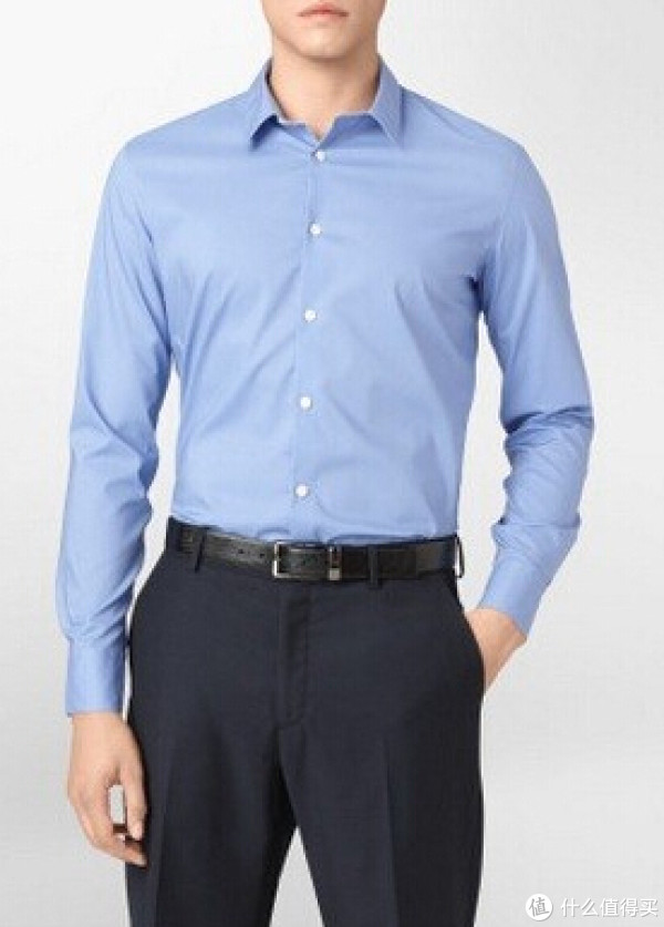 Calvin Klein Non-Iron Slim-Fit 男款免烫衬衫