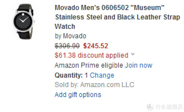 MOVADO 摩凡陀 博物馆系列 0606502 男款腕表