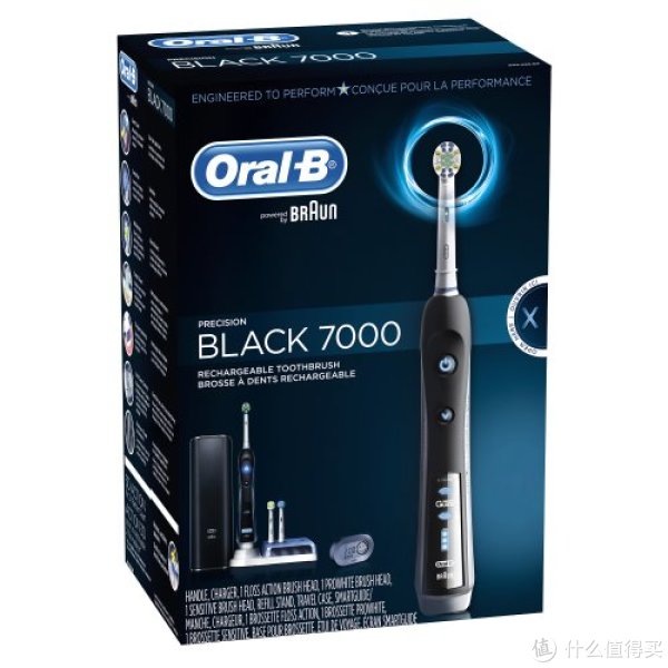 新低价:Oral-B 欧乐-B 7000 旗舰款 专业护理智能电动牙刷套装(3刷头)