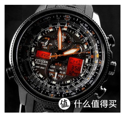 CITIZEN 西铁城 Navihawk  A-T JY8035-04E  男款光动能腕表（5局电波、双显、计时）