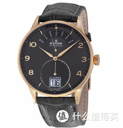 EDOX 依度  Les Vauberts 系列 34005-37JG-GID 男款时装腕表