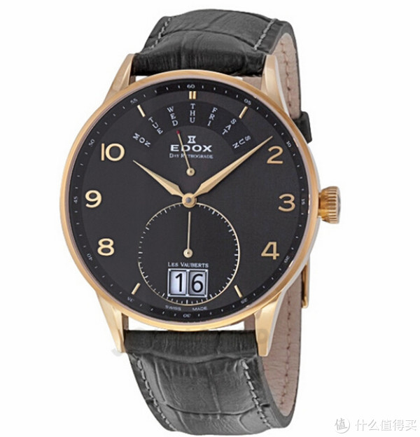 EDOX 依度 Les Vauberts 系列 34005-37JG-GID 男款时装腕表