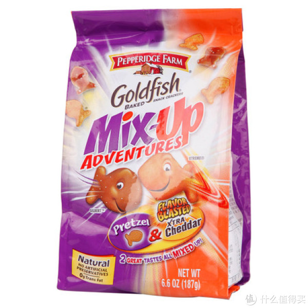 Pepperidge Farm 非凡农庄 金鱼形椒盐奶酪味混合饼干 187g
