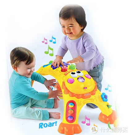 Fisher-Price 费雪 T4337 音乐互动狮子桌+敲敲琴+饭盒