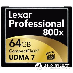 LEXAR 雷克沙 专业系列 UDMA7 800X CF卡 120M/S 黑色