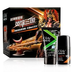 Olay 玉兰油 男士焕能多效护肤2件套（保湿露50g+控油洁面乳100g）加送《英雄三国》游戏秘籍