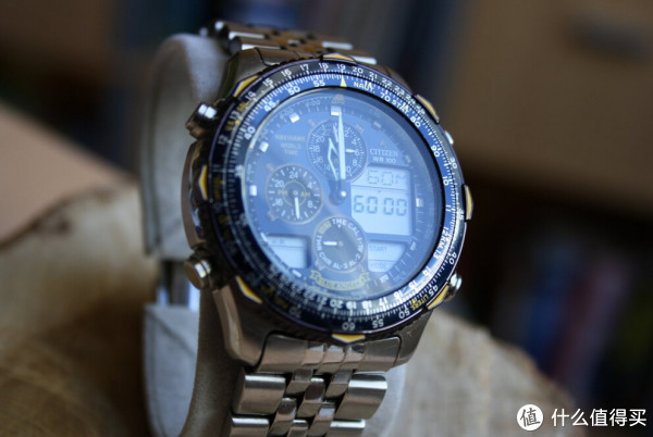 CITIZEN 西铁城 PROMASTER SKYHAWK 空中之鹰系列 BLUE ANGELS 蓝天使 JN0040-58L 男款光动能腕表