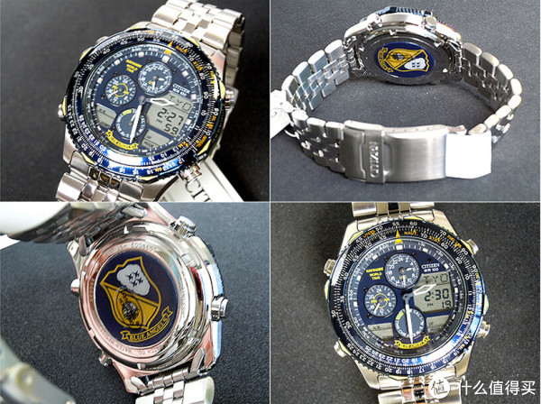 CITIZEN 西铁城 PROMASTER SKYHAWK 空中之鹰系列 BLUE ANGELS 蓝天使 JN0040-58L 男款光动能腕表