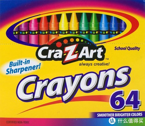 凑单品：Cra-Z-Art  蜡笔 64色装
