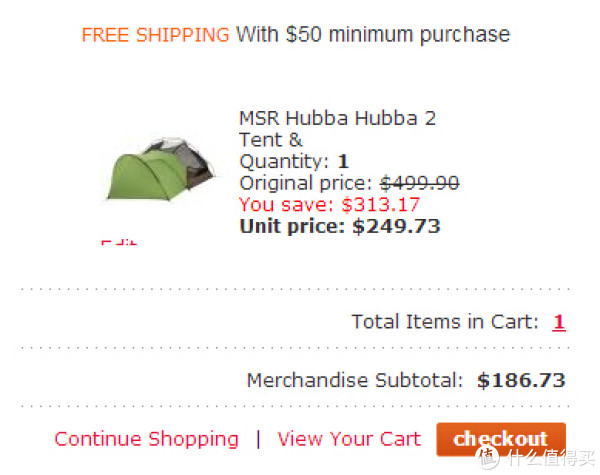 MSR Hubba Hubba 2 户外帐篷(含门厅)