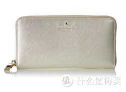kate spade NEW YORK  凯特·丝蓓纽约 Cherry Lane Lacey 女士真皮手拿包 金色款