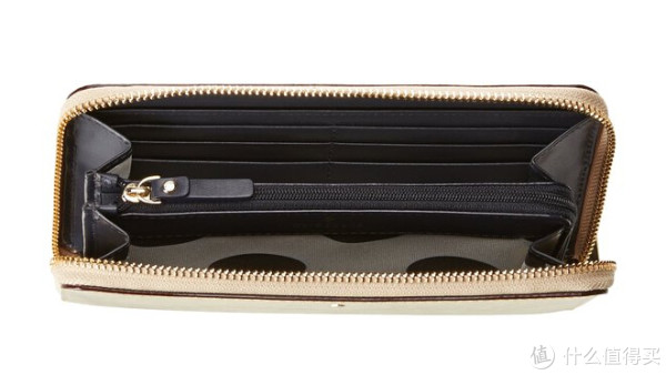kate spade NEW YORK 凯特·丝蓓纽约 Cherry Lane Lacey 女士真皮手拿包 金色款