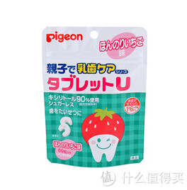 Pigeon 贝亲 木糖醇 幼儿乳牙 安抚护齿糖 草莓味 60片装