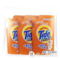 Tide 汰渍 全效360度 洗衣液 洁雅百合 500克3连包