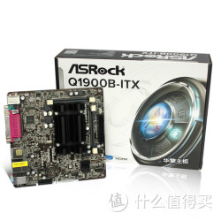 ASRock 华擎 Q1900B-ITX  4核CPU+MINI-ITX  ITX主板
