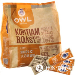 OWL 猫头鹰 3合1淡奶味 即溶咖啡 500g