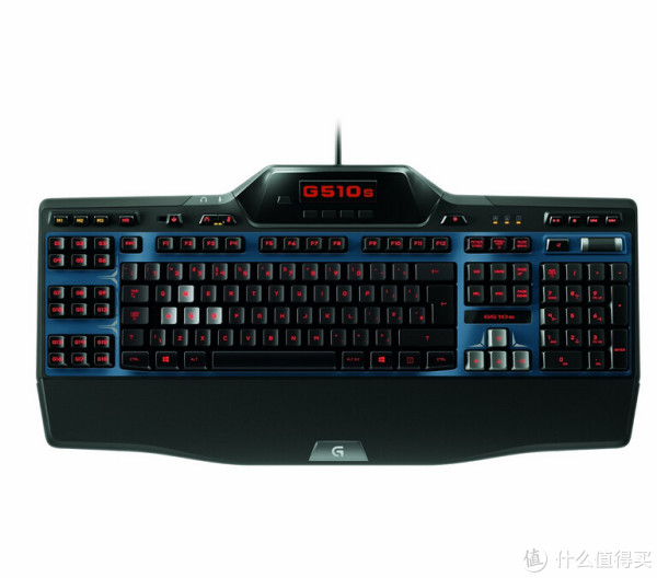 Logitech 罗技 G510s 游戏键盘（LCD屏、5键无冲、USB声卡）
