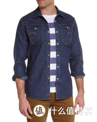 G-STAR Raw Arc 3D Long Sleeve 男款牛仔衬衫 （L码）