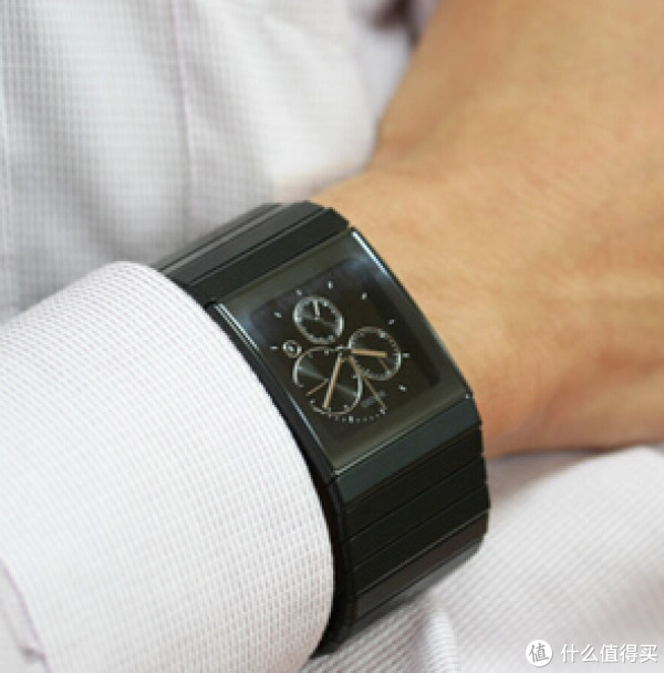 RADO 雷达 Ceramica 整体陶瓷系列 R21715152 男款时装腕表