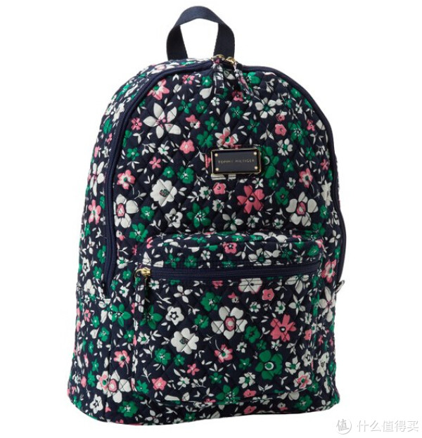 TOMMY HILFIGER Zip Pockets 印花双肩背包