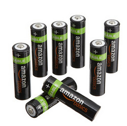 AmazonBasics 亚马逊倍思 AA 型(5号)镍氢预充电 可充电电池(8 节,2000mAh)