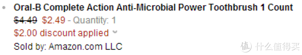 凑单品:Oral-B 欧乐-B Complete Action Anti-Microbial 双重洁净抗菌电动牙刷