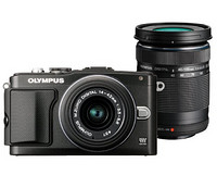 新低价：OLYMPUS 奥林巴斯 E-PL5 14-42mm/40-150mm 双镜头单电套机 三色可选