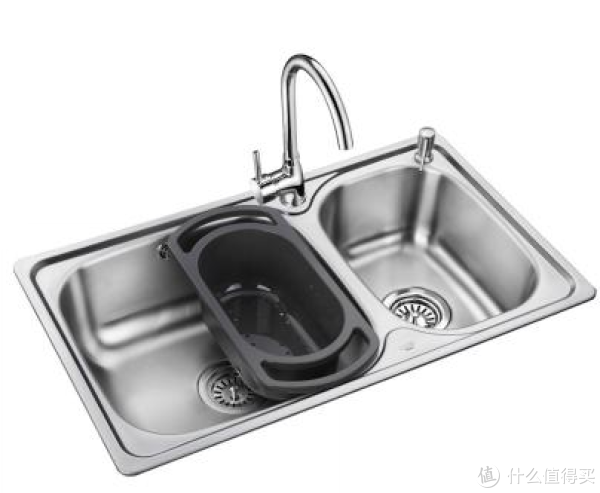 双重优惠:OULIN 欧琳 5203 双盆水槽+LHS-L802 水龙头