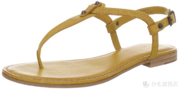 FRYE Carson T-Strap 女款真皮凉鞋