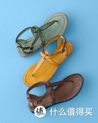 FRYE Carson T-Strap 女款真皮凉鞋