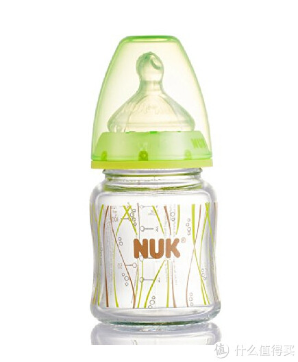 NUK 宽口径 玻璃彩色奶瓶(带1号硅胶奶嘴)+NUK 宽口径 玻璃彩色奶瓶(带1号乳胶奶嘴)240ml