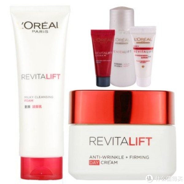 L'OREAL PARIS 巴黎欧莱雅 复颜洁面乳125ml+抗皱紧致滋润日霜50ml+旅行三件套