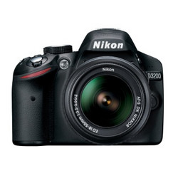 Nikon 尼康 D3200 单反相机套机（AF-S DX 18-55mm f/3.5-5.6G ED II 尼克尔镜头）黑色
