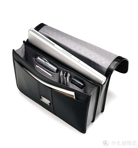 Samsonite 新秀丽 Leather Flapover 真皮商务公文包