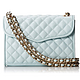 REBECCA MINKOFF Mini Quilted Affair 女款真皮斜挎包