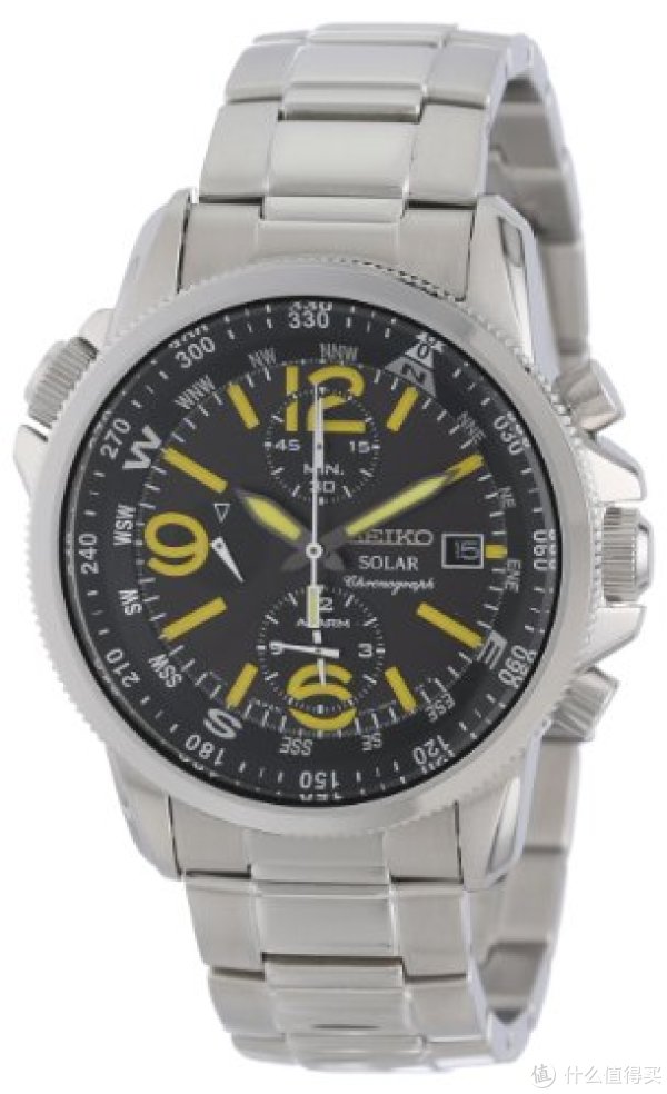 SEIKO 精工 Adventure-Solar Classic SSC093 男士太阳能腕表