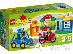 LEGO 乐高 得宝主题拼砌系列 10532 小镇警察局+ L10517