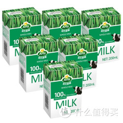 限华东：Arla 爱氏晨曦 全脂牛奶200ml *6