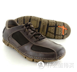 ROCKPORT 乐步 Rocsports Lite Bike Toe 男士系带真皮休闲鞋