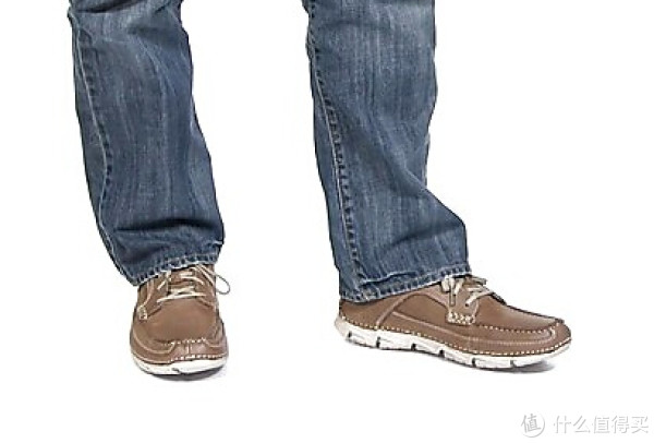 ROCKPORT 乐步 Rocsports Lite Bike Toe 男士系带真皮休闲鞋